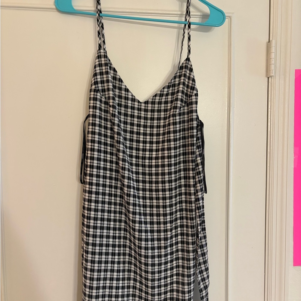Forever 21 NWOT Black and White Checkered Dress.